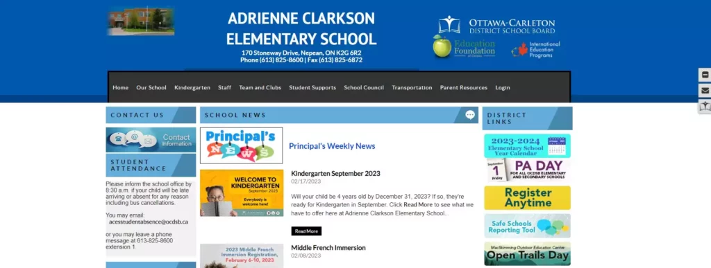 Adrienne Clarkson Elementary School
